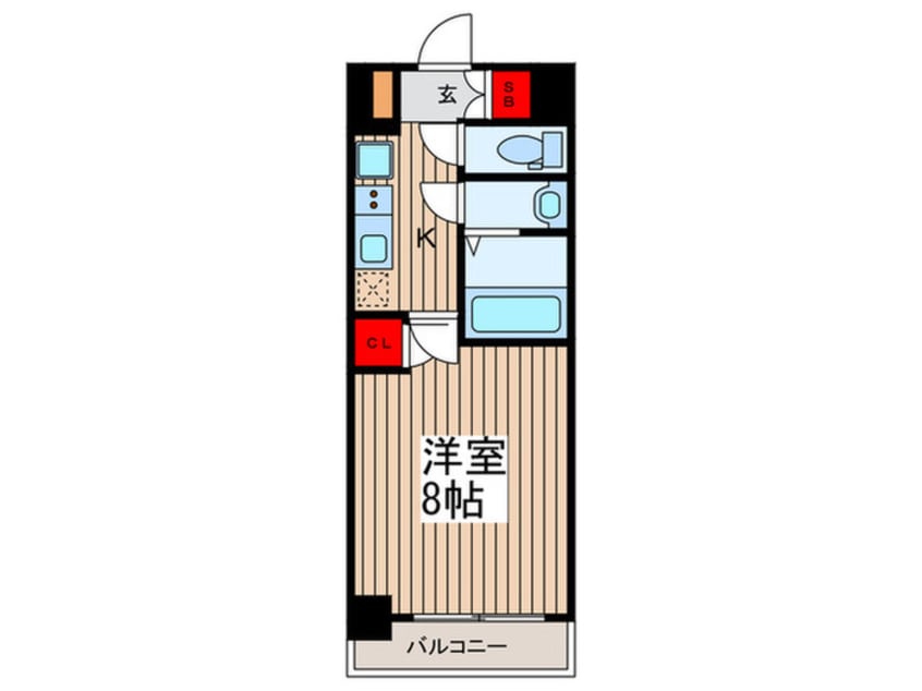 間取図 S-RESIDENCE錦糸町パークサイド