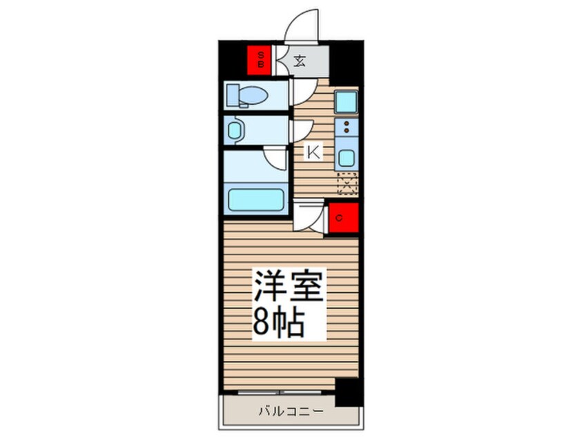 間取図 S-RESIDENCE錦糸町パークサイド