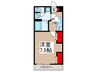 仮）古千谷本町一丁目新築ﾏﾝｼｮﾝ 1Kの間取り