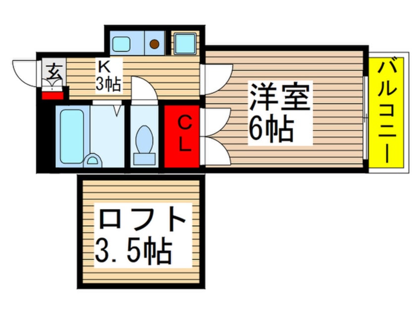 間取図 ＭｏｍｏＰａｌａｃｅ新座