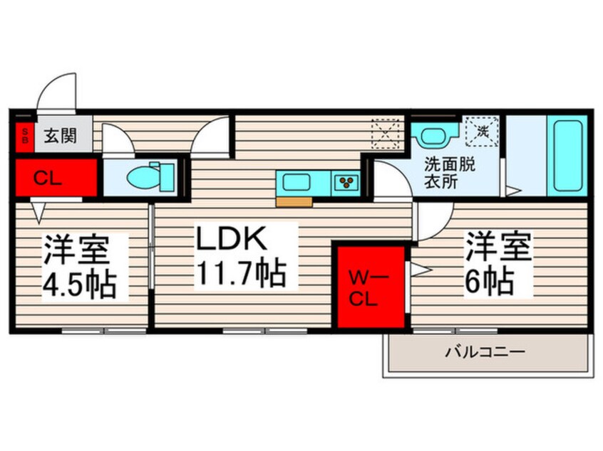 間取図 MiwastageⅢ