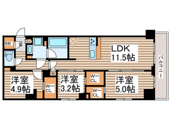 間取図 仮)コンフォリア・リヴ西葛西