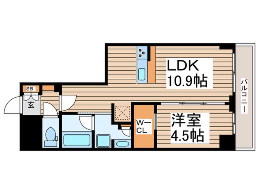 間取図 仮)コンフォリア・リヴ西葛西