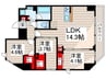 コンフォリア・リヴ西葛西 3LDKの間取り