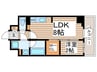 コンフォリア・リヴ西葛西 1LDKの間取り