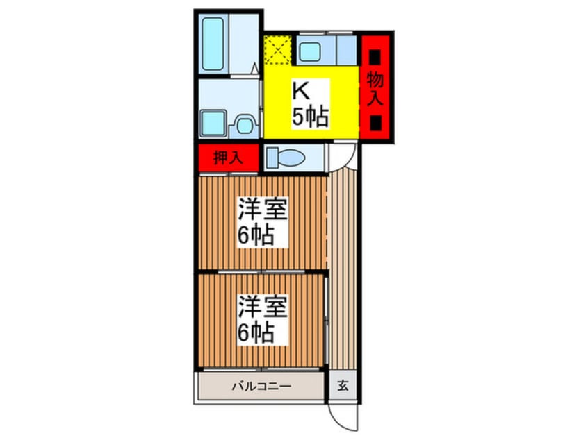 間取図 メゾン秋葉
