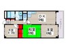 アーバンパーク行徳 3DKの間取り