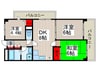 アーバンパーク行徳 3DKの間取り