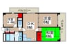 アーバンパーク行徳 3DKの間取り