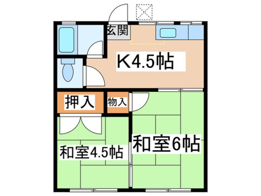 間取図 小宮ハイツ