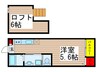 ソレイユ八千代台 1Rの間取り