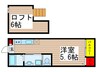 ソレイユ八千代台 1Rの間取り