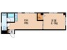 サンオーク大山 1DKの間取り
