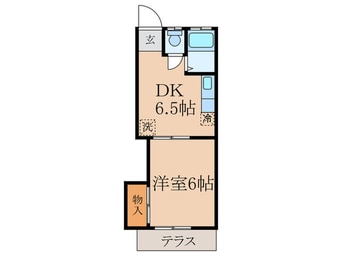 間取図 ドリ－ムハイツ
