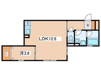 間取図 クレール