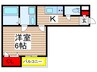 La StradaⅢ 1Kの間取り