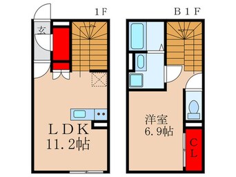 間取図 LEGALAND中野本町