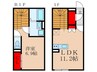 LEGALAND中野本町 1LDKの間取り