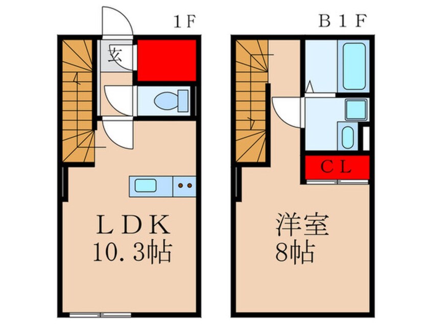 間取図 LEGALAND中野本町