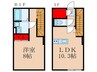 LEGALAND中野本町 1LDKの間取り