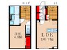 LEGALAND中野本町 1LDKの間取り