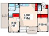 カスタム南葛西 2LDKの間取り