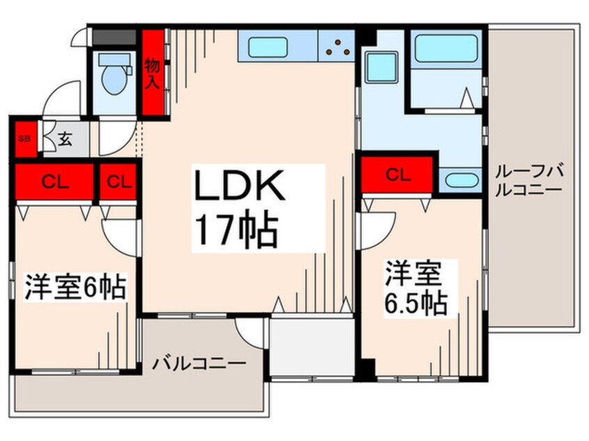 間取図 カスタム南葛西