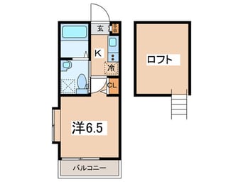 間取図 リブ白楽A