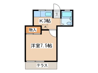 間取図 スチュ－デント　コンドミニアム