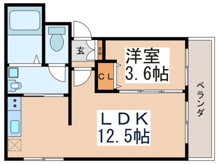 間取図 パレアージュ美咲