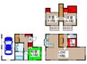 川越市かし野台戸建 3LDK+Sの間取り