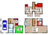 川越市かし野台戸建 3LDK+Sの間取り