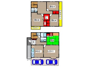 間取図 都町戸建