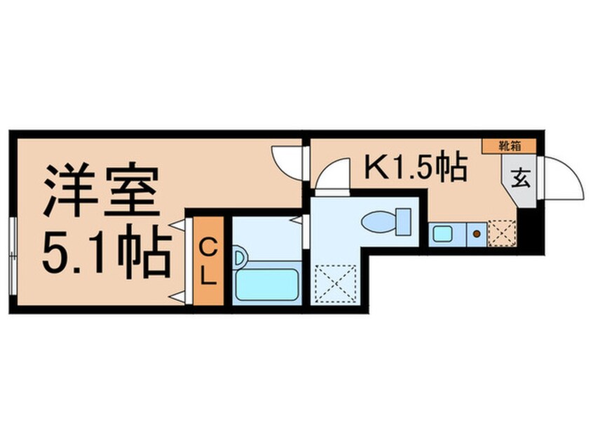 間取図 スカイ都立家政