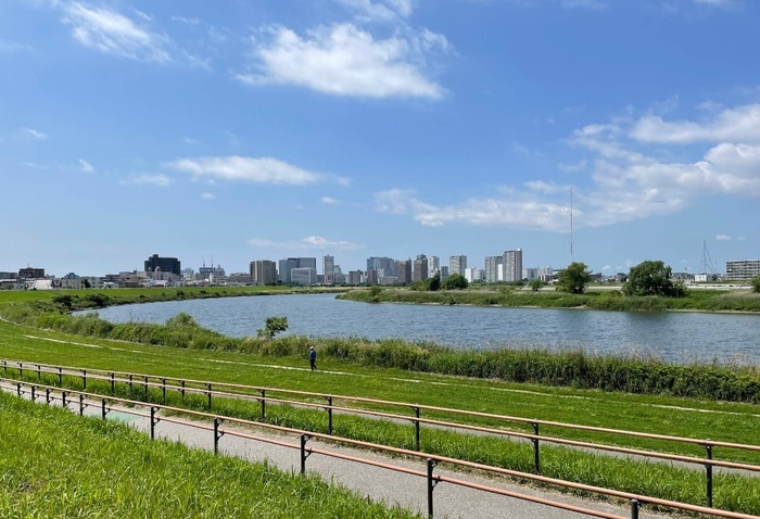 六郷土手河川敷公園(公園)まで650m 仮）東六郷二丁目アパート