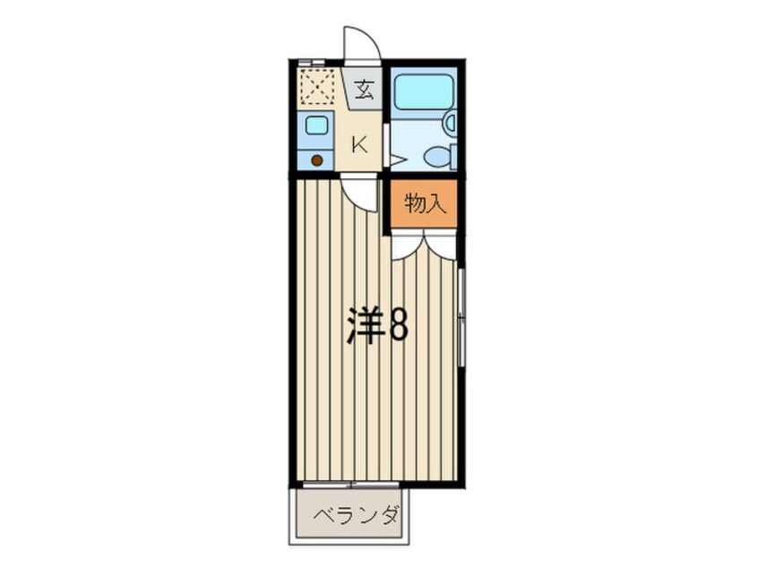 間取図 ウッディ用賀Ａ棟