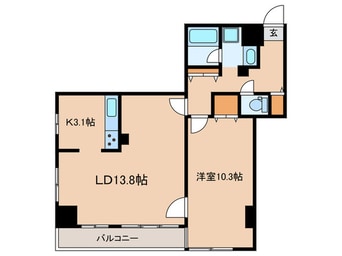 間取図 マージュ市谷柳町