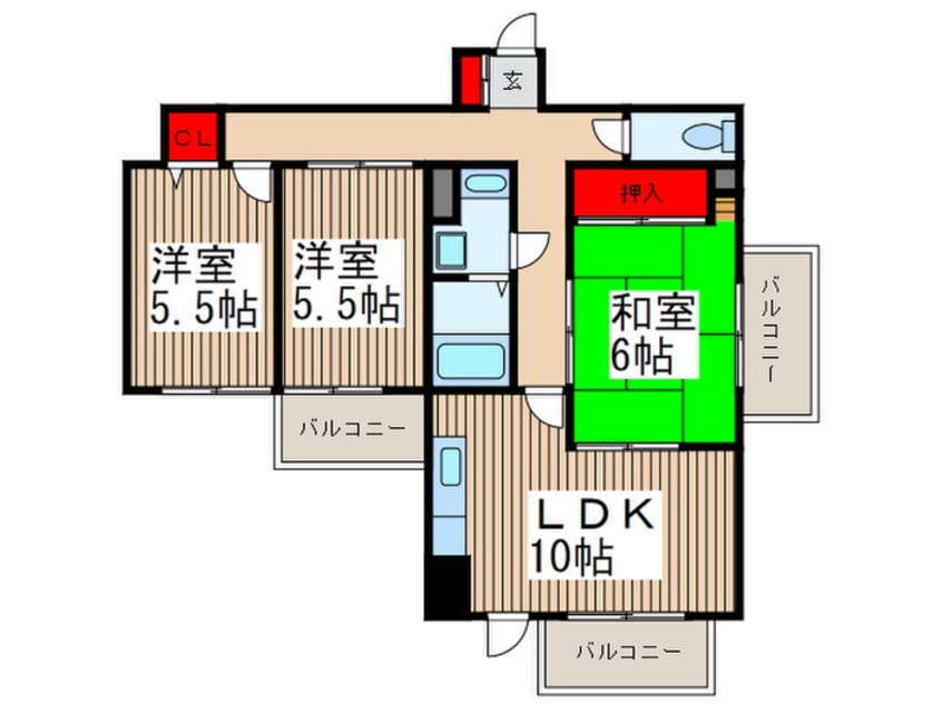 間取図 アメニティプラザ