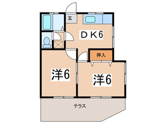 間取図 新川荘
