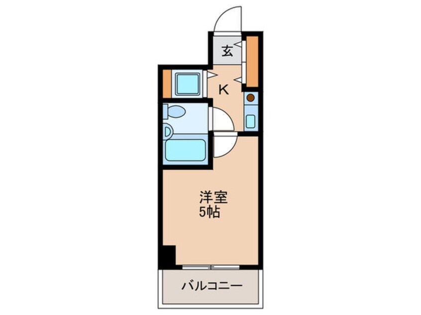 間取図 ライオンズプラザ本蓮沼（504）