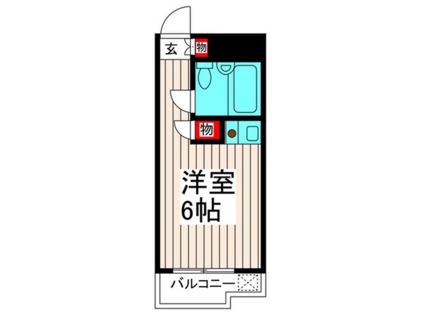 間取図 ダイコーパレス京成小岩（304）