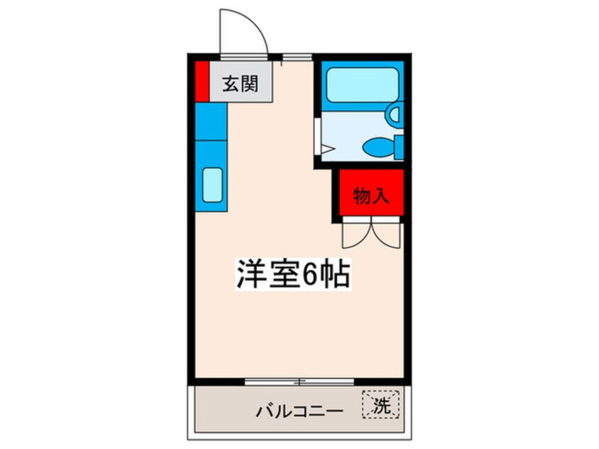 間取図 フラットエル千駄木