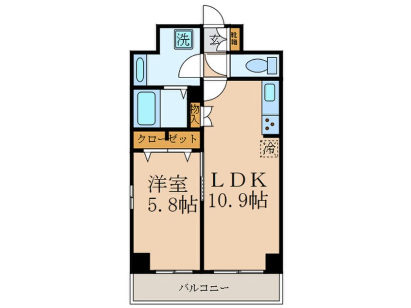 間取図 シャルム亀戸