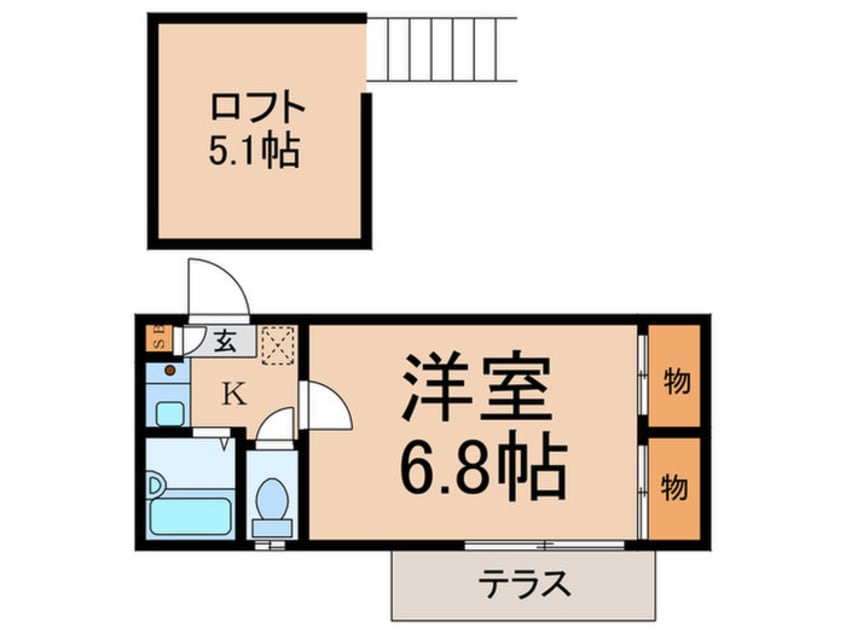 間取図 フォレスト中野Ａ
