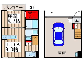 間取図 Lumirea　B棟