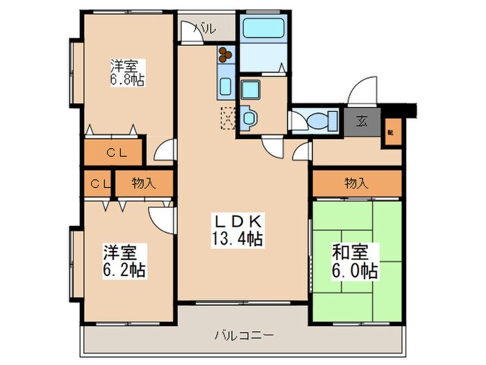 間取り図 エスペラン相模大野