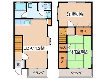 間取図 シャトレコリ－ヌＢ