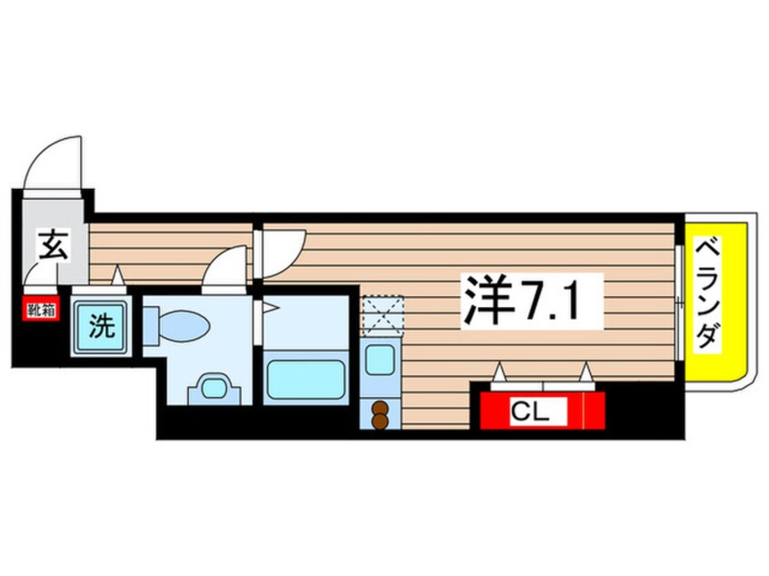 間取図 アヴァンタ－ジュＫ
