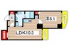 アヴァンタ－ジュＫ 1LDKの間取り
