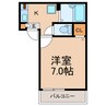 アパートメント須佐 1Kの間取り